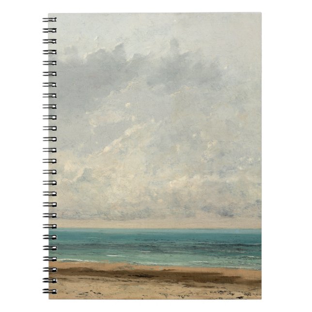 Calm Sea – Gustave Courbet Notebook (Front)