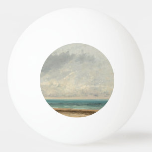 Calm Sea – Gustave Courbet Ping Pong Ball