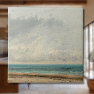 Calm Sea – Gustave Courbet Tile