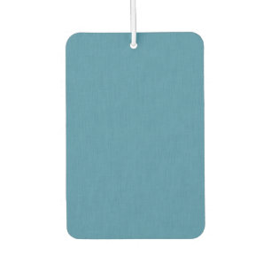 Calm & simple Blue linen textured background Car Air Freshener