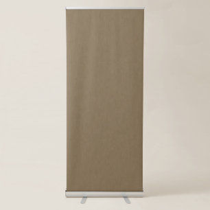 Calm & simple Brown textured background Retractable Banner