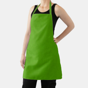 Calm & simple lime green textured background apron