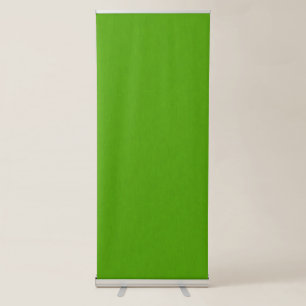 Calm & simple lime green textured background retractable banner