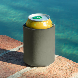 Calm & simple olive green textured background  can cooler