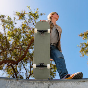 Calm & simple olive green textured background skateboard