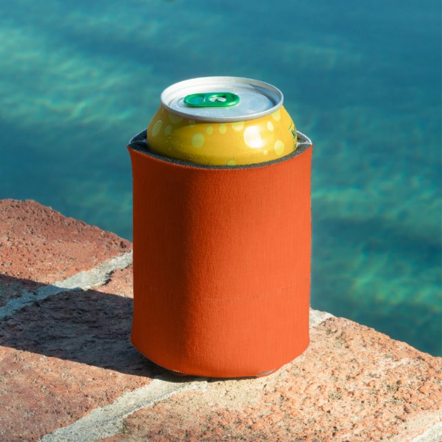 Calm & simple orange textured background  can cooler (In Situ Pool)