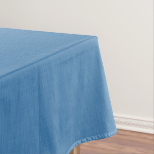 Calm & simple plain blue textured background tablecloth