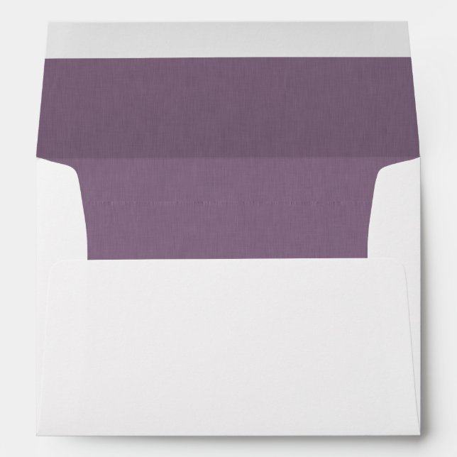 Calm & simple Purple textured background  Envelope (Back (Bottom))