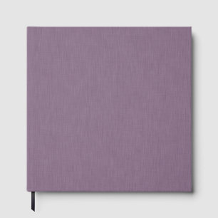 Calm & simple Purple textured background  Guest Book