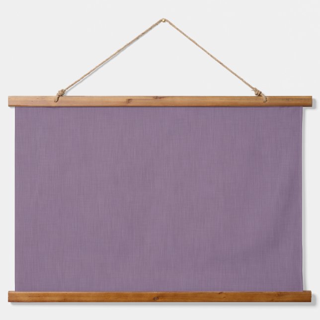 Calm & simple Purple textured background  Hanging Tapestry (Front)