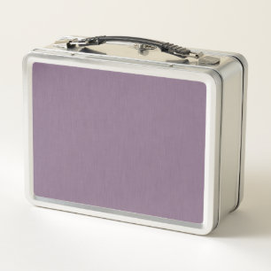 Calm & simple Purple textured background Metal Lunch Box