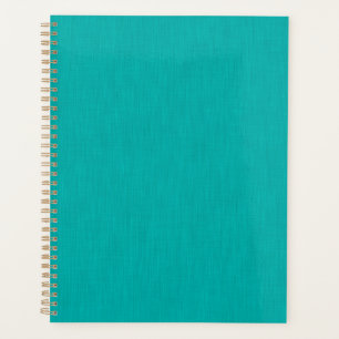 Calm & simple  Turquoise textured background  Planner