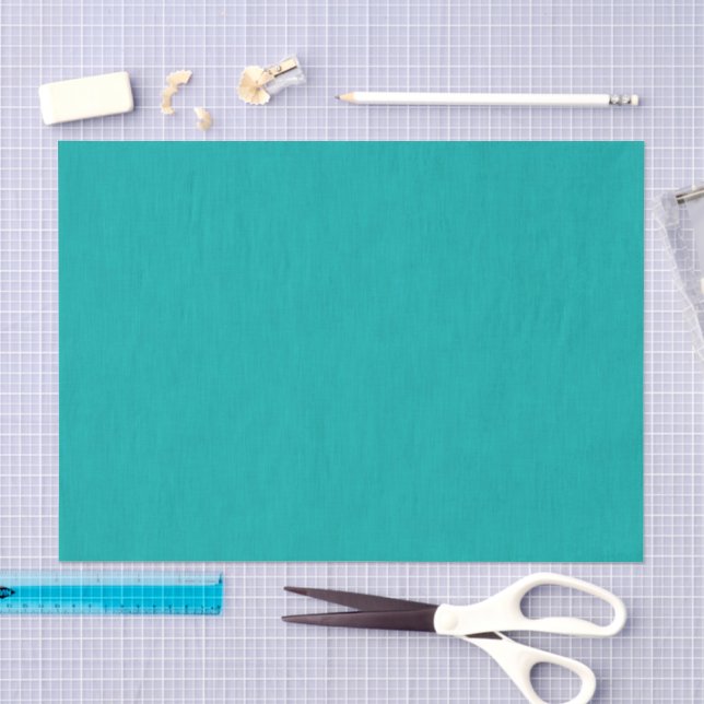 Calm & simple  Turquoise textured background  Tissue Paper (Craft)