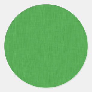 Calm & simple visual green textured background  classic round sticker