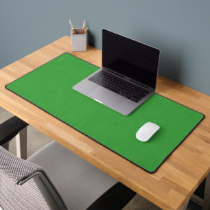 Calm & simple visual green textured background  desk mat