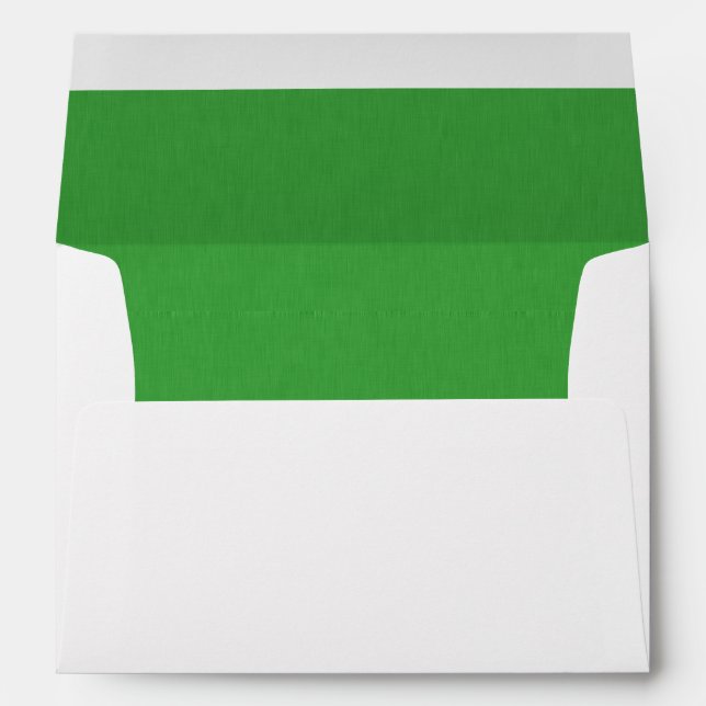 Calm & simple visual green textured background  envelope (Back (Bottom))