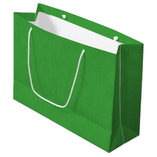 Calm & simple visual green textured background  large gift bag