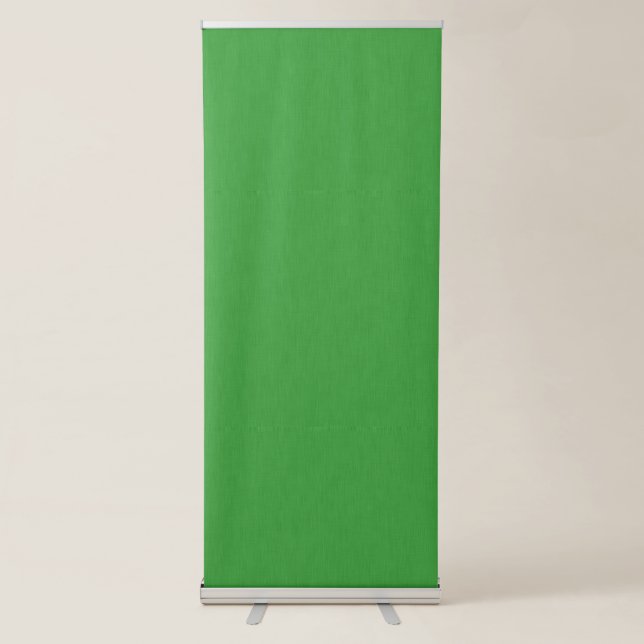 Calm & simple visual green textured background  retractable banner (Front)