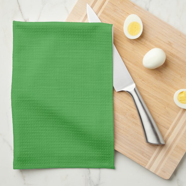 Calm & simple visual green textured background  tea towel (Quarter Fold)