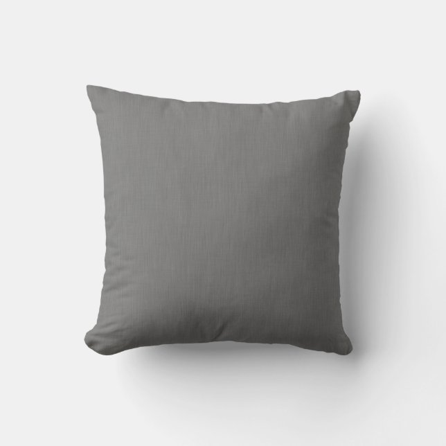 Calm & simple visual grey textured background  cushion (Front)