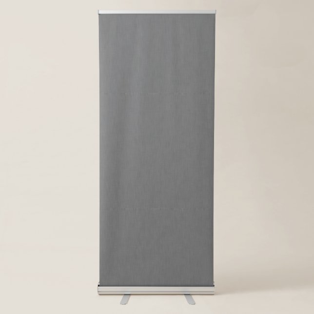 Calm & simple visual grey textured background  retractable banner (Front)