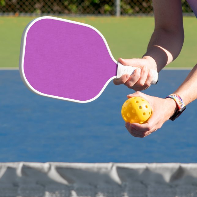 Calm & simple visual lavender textured background  pickleball paddle (Insitu)
