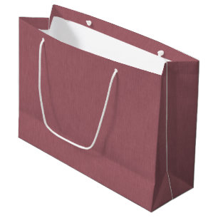 Calm & simple visual mauve textured background large gift bag