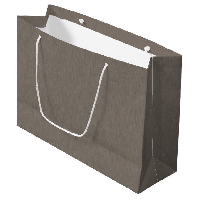 Calm & simple visual purple textured background  large gift bag (Front Angled)
