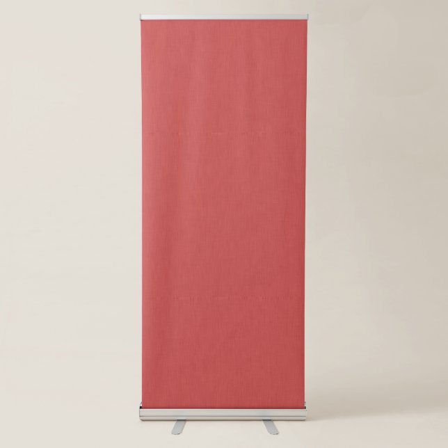 Calm & simple visual red textured background  retractable banner (Front)