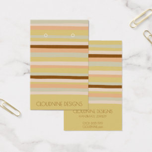 Calm Stripes Earring Necklace Jewellery Display Ca