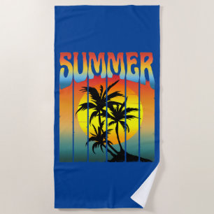 CALM SUMMER SUNSET BEACH TOWEL