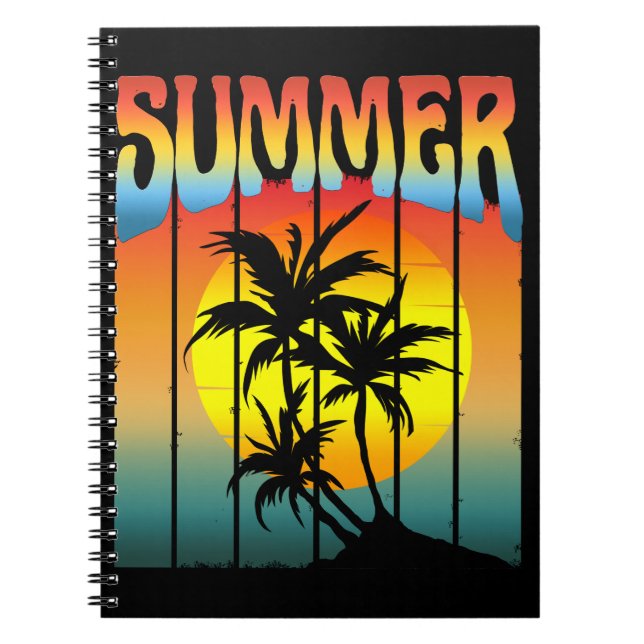 CALM SUMMER SUNSET NOTEBOOK (Front)
