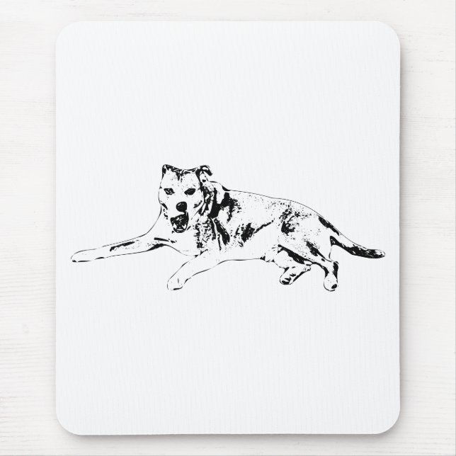 Calm Support, Bright Space Mouse Mat (Front)