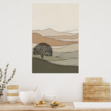 Calm Textured Landscape