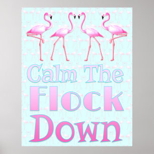 Calm The Flock Down Poster
