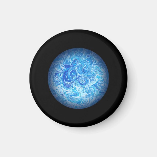 Calm Tide Button Magnet (Front)