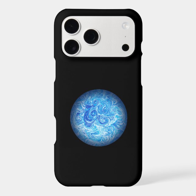 Calm Tide Fluid Art Phone Case iPhone 17 Pro Max (Back)