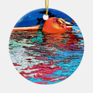 CALM WATER CERAMIC TREE DECORATION