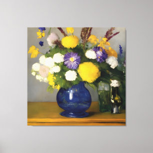 Calm Watercolour Botanical Art Canvas Print