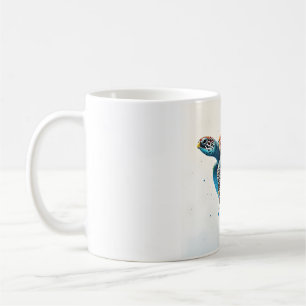 Calm Waters: Celebrate Sea Turtles with ocean Coffee Mug