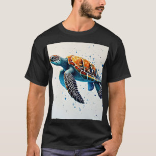Calm Waters: Celebrate Sea Turtles with ocean T-Shirt
