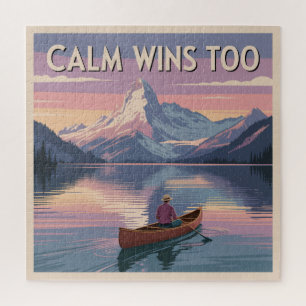 Calm Wins Too Jigsaw Puzzle