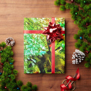 Calm yellow abstract Wrapping Paper,Dazzling shine Paper