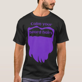 Calm your bear Purple T-Shirt