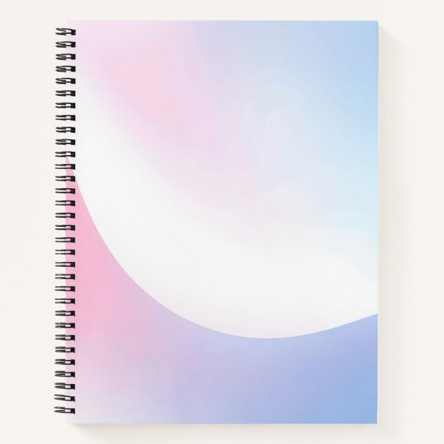 calming and minimalist aesthetic notebook (Front)