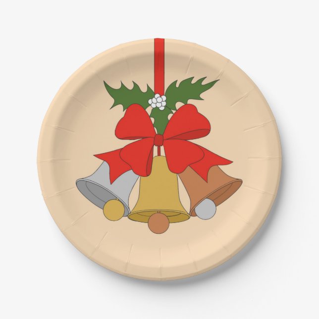 Calming Bells Paper Plate (Front)