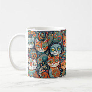 calming cats coffee mug