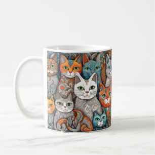 calming cats coffee mug
