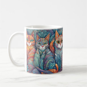 calming cats coffee mug