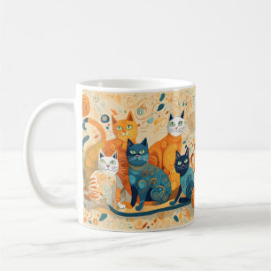 calming cats coffee mug